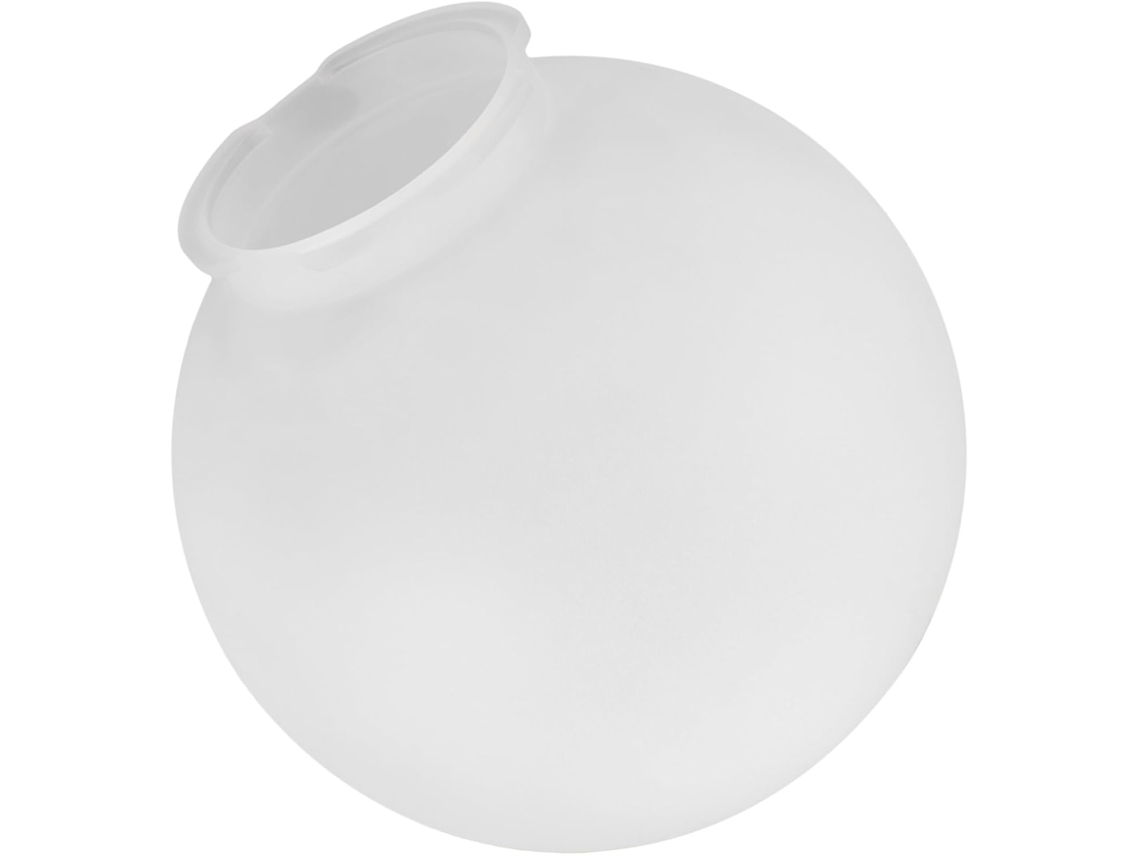 Globo de Acrílico Fosco para Substituição de Lâmpada Externa, Ideal para Iluminação de Jardim, com Proteção Visual e Conforto. SFUSHOS