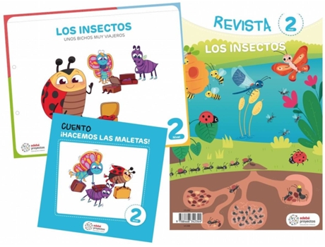 Livro Los Insectos 4 Años. Unos Bichos Muy Viajeros. Proyectos 2019 de VVAA (Espanhol)