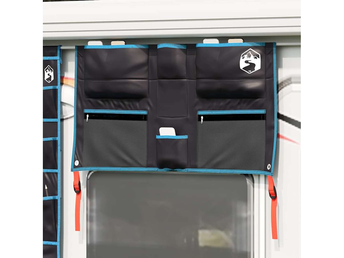 Vidaxl Saco De Armazenamento Preto E Azul 98 X 47 Cm Oxford