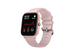 Smartwatch À Prova D'Água Monitor de Frequência Cardíaca e Sono 28 Idiomas Rosa JL-EIGHT