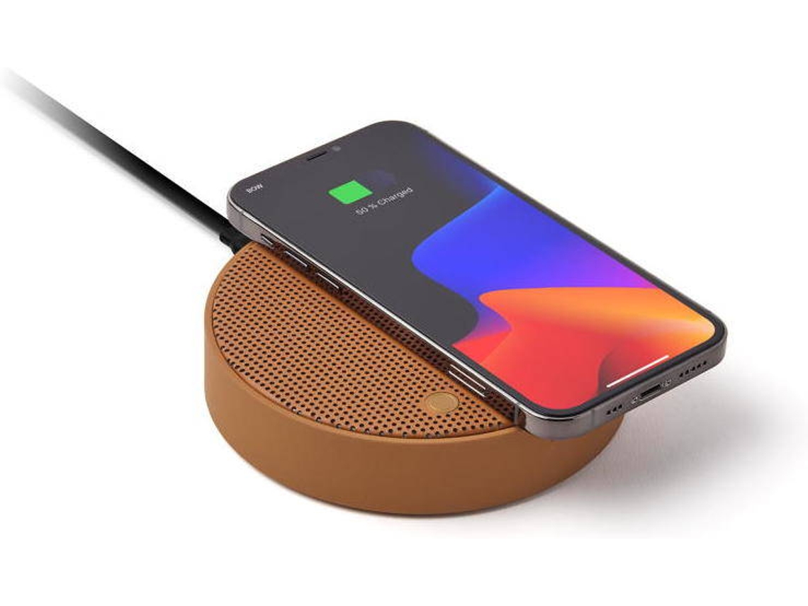Carregador Qi+ Coluna LEXON Oslo Energy Camel