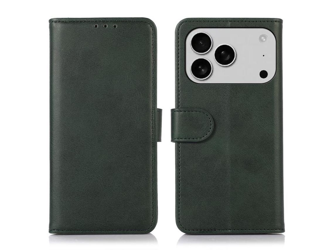Capa Para Iphone 17 Pro Em Couro Com Textura De Vaca
