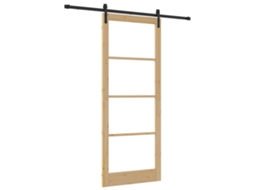 Porta Deslizante Com Acessórios Orkdal Vidaxl Madeira (93 X 232 Cm)