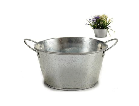 Vaso Zinco Prateado