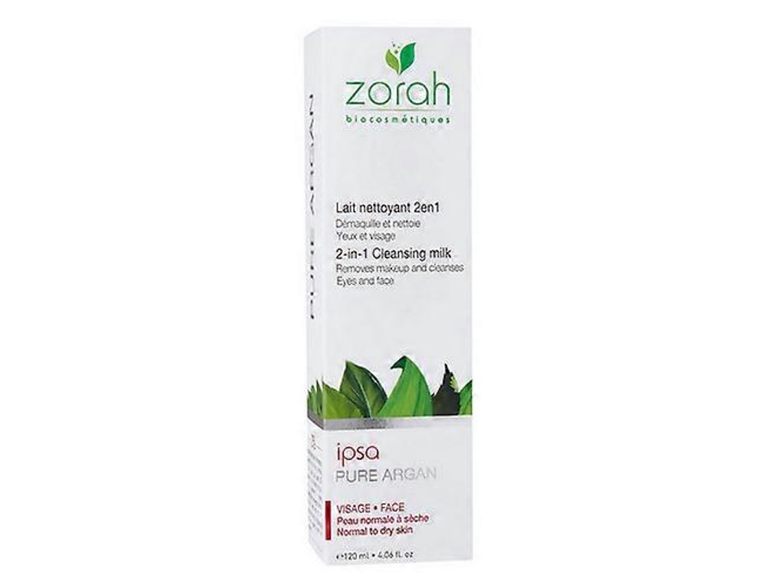 Leite De Limpeza 2 Em 1 Ipsa Da Zorah Biocosmetics, 120 Ml