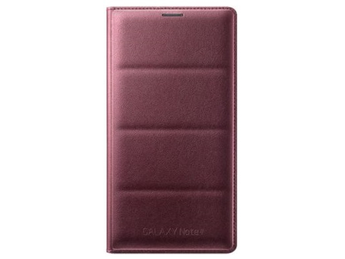 Capa SAMSUNG S View p/ Galaxy Note 4 Vermelho