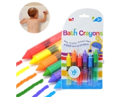 Ats crayons de Banho para Bebê Laváveis Facilmente Não Tóxicos Brinquedos Coloridos para Banheira e Ducha Infantil