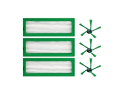 Acessório para Aspiradores VO manutenção 3X Filtro Hepa Filtro Alergia MicroFiltro + 3X Escova Conjunto Vo
