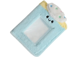 Zerodeko Álbum Photo En Peluche Bleu 3 Pouces Pochettes Remplacables Para Protéger Cartes - Album Photo