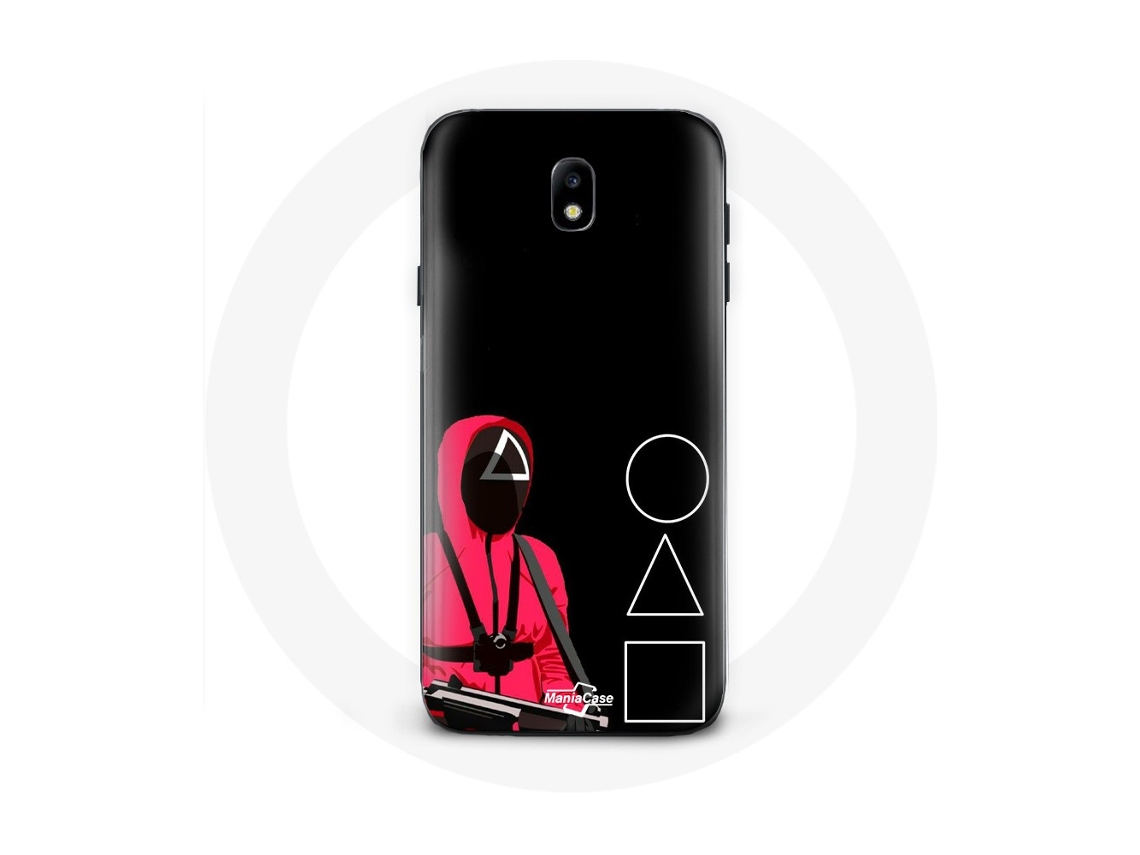 Capa para Samsung Galaxy S5 Squid Game máscaras triângulo borda ecírculo