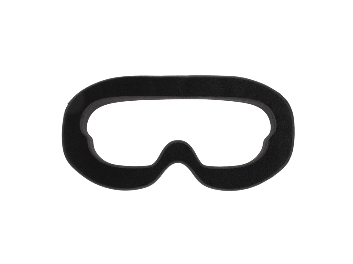 Almofada de espuma para óculos fpv v2, com filtro anti luz, confortável e respirável