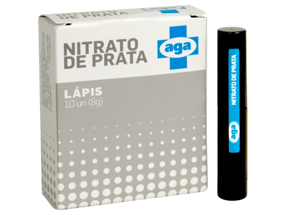 Nitrato Prata Lapis 8 G X 10