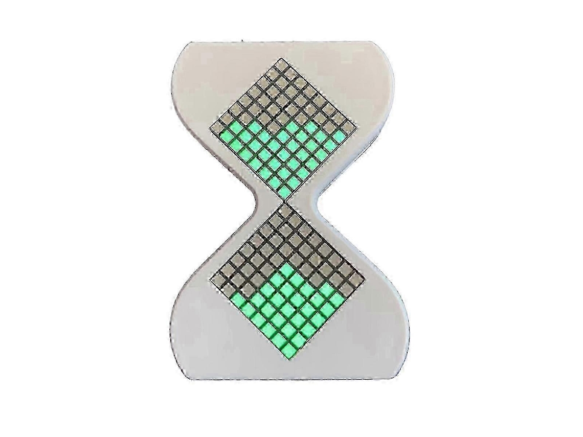 Ampulheta Eletrónica 3d Com Luz Led Verde E Visor Matricial 8x8