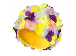 Touca De Natação Com Flor Em 3d