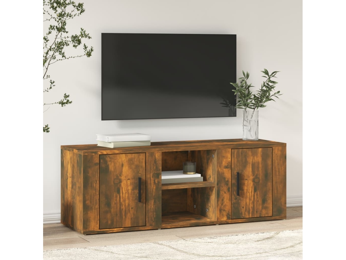 Móvel de tv VIDAXL Marrom Madeira processada (100x31.5x35 )
