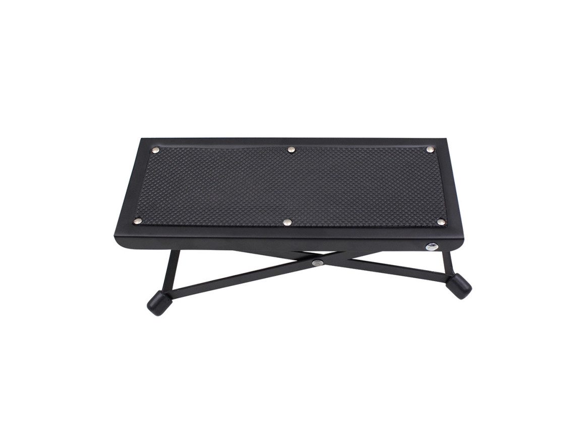 1 Banqueta de Metal para Guitarra com 4 Posições de Altura Ajustáveis, Dobrável e com 4 Ângulos de Inclinação AQUAFORGE