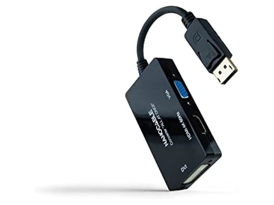 Lurelia Adaptador Hdmi Para Vga Displayport Hdmi Vga Dvi 20 Cm Para Hdmi/dvi/vga