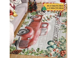 Tapete De Carro De Natal Com Bolas Coloridas Vayotoy