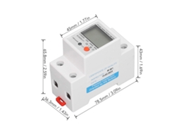Laxiscreed Medidor De Energia Em Lcd De 2p Para Corrente Contínua 230v, Monitoriza Consumo De Energia, Tensão E Corrente
