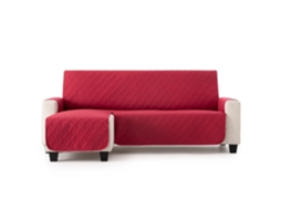 Maxifundas | Capa Para Sofá Dry Protect | Cor Vermelha | Chaise Longue Esquerda 220 Cm | Repelente De Líquidos, Antimanchas E Acolchoada