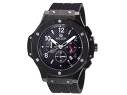 Reloj Deportivo Analógico De Cuarzo Para Hombre Con Correa De Silicona Y Fecha Negro