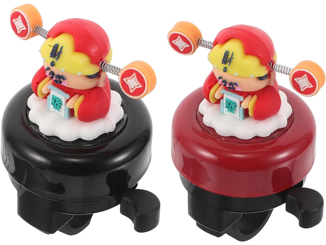 Conjunto De 2 Peças De Acessórios Campainha Sonora Potente E Campainha De Guidão Para Bicicletas De Gokoco