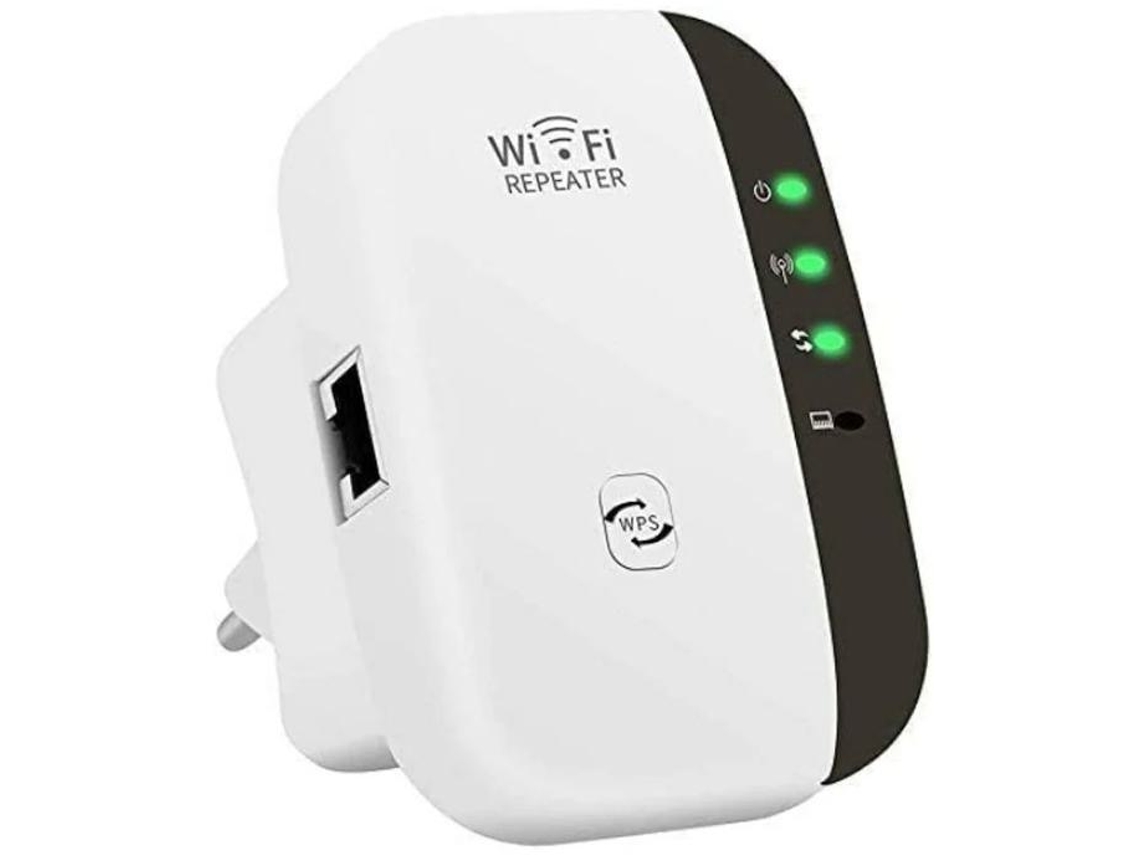 Extensor Wifi, Sinal Para 3.000 Pés², 30 Dispositivos, Banda 2.4 Ghz, Amplificador Sem Fio Yizhood.