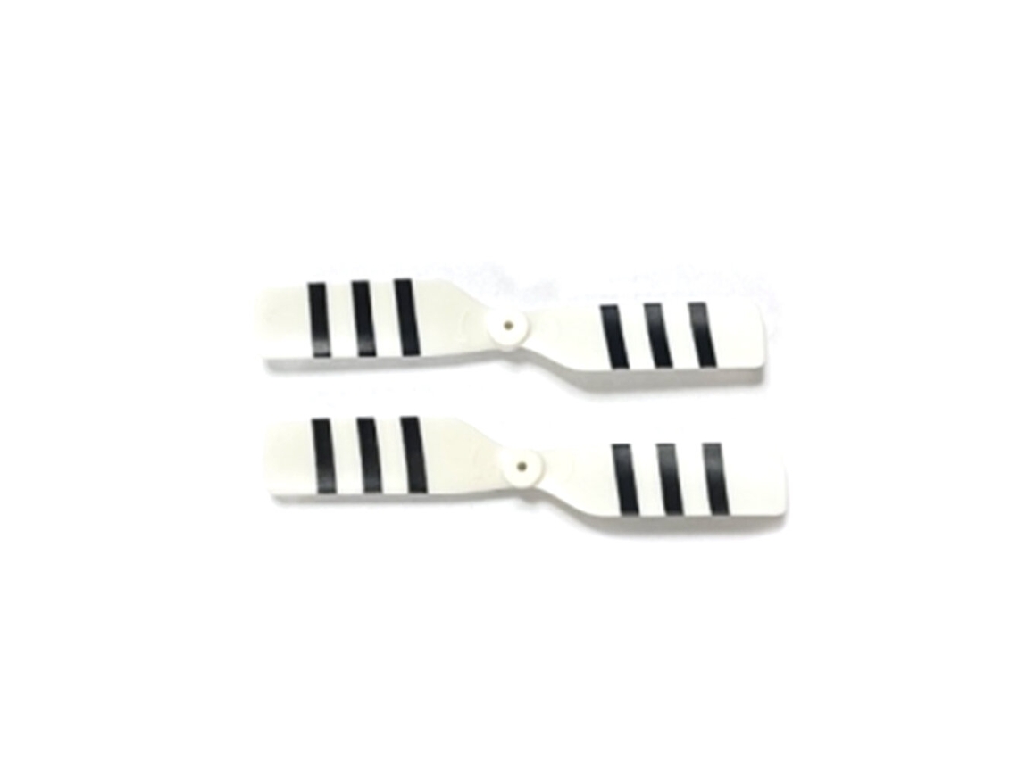 Branco 2pcs Rc Era C032 Uh 1 Peças de Substituição para Helicóptero Rc Hélices de Cauda MDUG