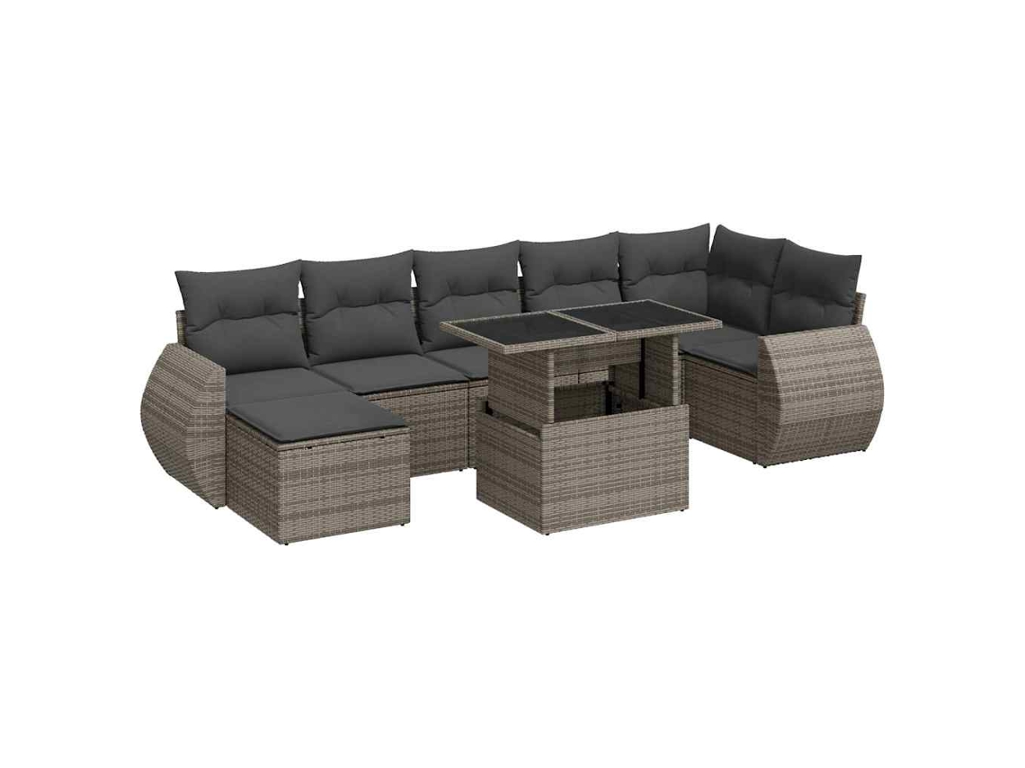 Garden Sofa Set, Garden Sofa Sets Vidaxl Cinzeto Rattan / Vime (n/a)