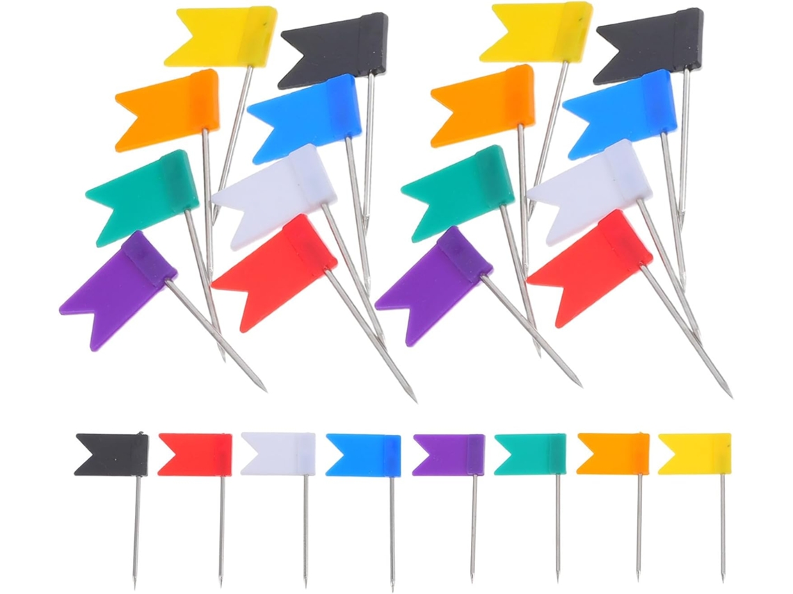 Conjunto De 160 Tachinhas Multicoloridas Balacoo Em Plástico E Metal, Com Design Em Formato De T, Reutilizáveis Para