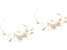 Conjunto De 2 Tiaras Para Casamento, Acessório Elegante Para Noivas E Damas De Honra, Feito À Mão.