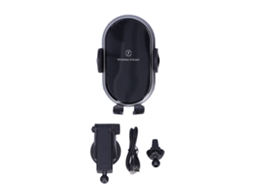 Carregador Sem Fio Para Carro, Suporte Automático Inteligente Com Sensor Para Celular, Para Uma Direção Segura.