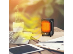 Aquecedor elétrico de mesa Nova Line, mini, silencioso, com controle de temperatura inteligente