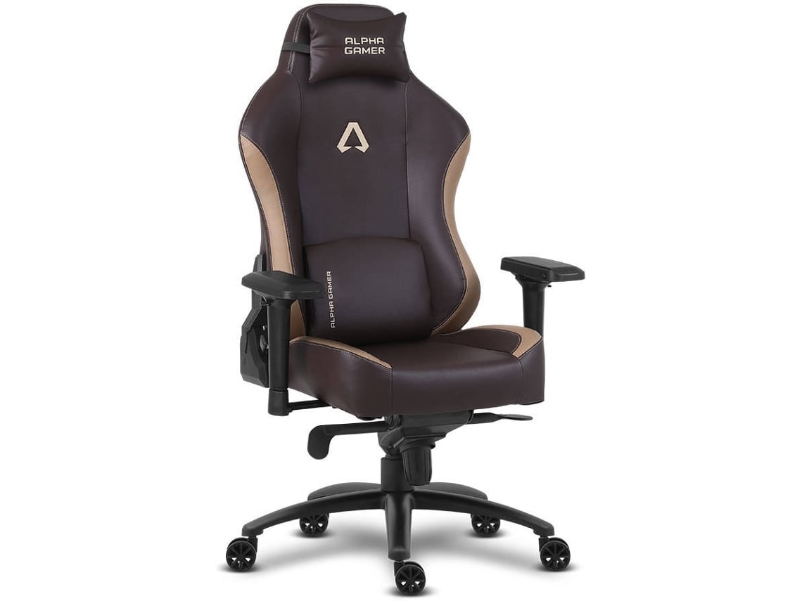 Cadeira Gaming ALPHA GAMER Nébula (Outlet Caixa Aberta - Castanho e Preto)