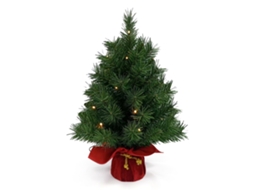 Árvore De Natal Pequena Laxiscreed De 20 Polegadas Com Luzes Led Brancas Quentes Para Mesa E Decoração Festiva