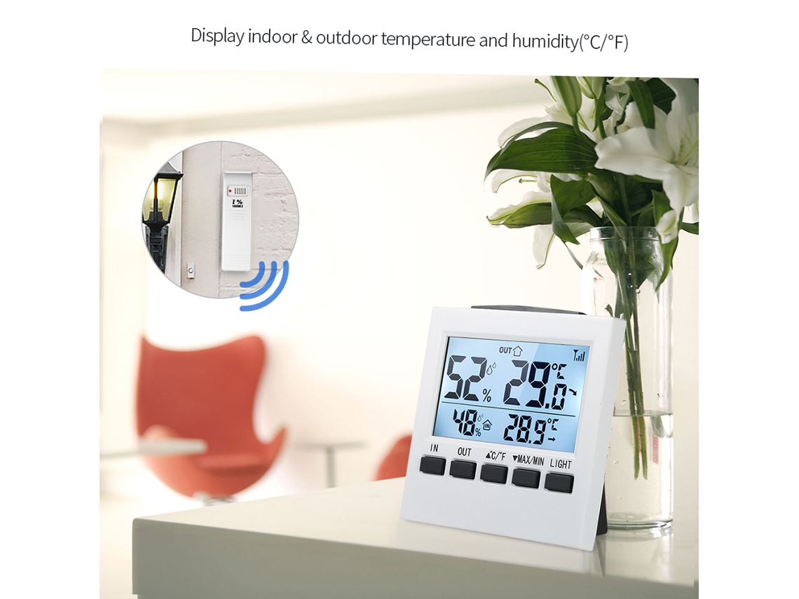 Termômetro Digital 4 Canais com Sensor Termopar K, LCD 50-1350°C, Função Data Hold | S/MARCA