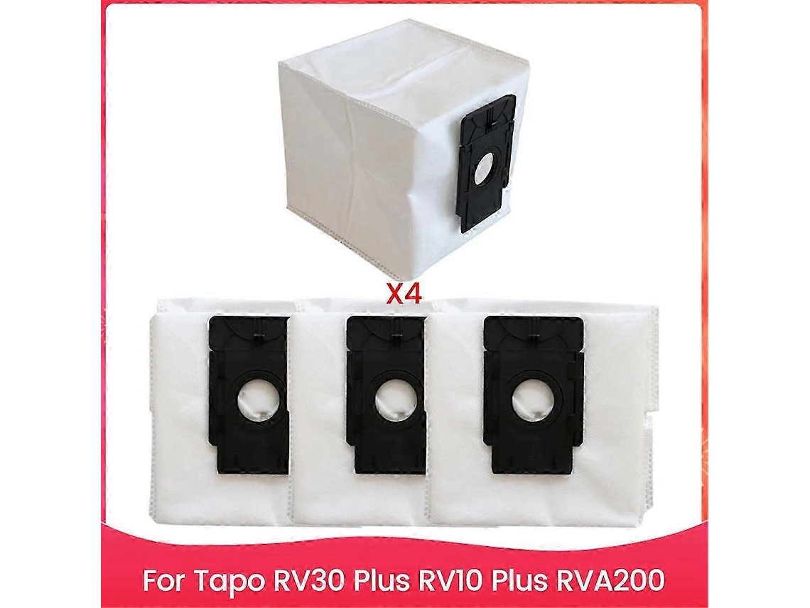 Sacos De Reposição Para Aspirador Pó Robô Rv30 Plus, Rv10 Plus E Rva200. Grande Capacidade. Tuotuo
