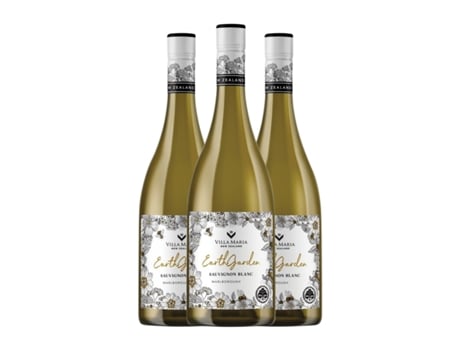 Vinho branco VILLA MARIA Earth Garden Sauvignon Branca Marlborough (0.75 L - 3 Unidades)