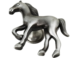 Puxador De Móveis Em Liga Zinco Formato Cavalo Para Portas Armários, Adequado Para Espaços Infantis, Com Proteção De