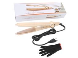 Prensa De Cabelo Com Ceramica Prancha E Ondulador De Cabelo 40w 4 Niveis De Calor 110-240v