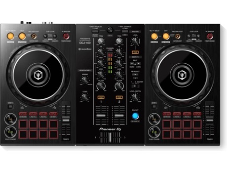 Controlador DJ PIONEER DDJ-400 — Canais: 2 | Decks: 2