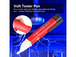 Laxiscreed Detector De Tensão Uni-t Ut13a Com Sensibilidade Ajustável De 24v A 600v