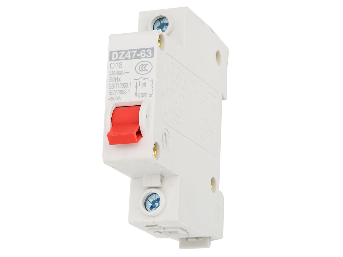 Laxiscreed 12 Peças De Disjuntores Miniatura Dz47-63 1p Inteligentes Para Uso Doméstico