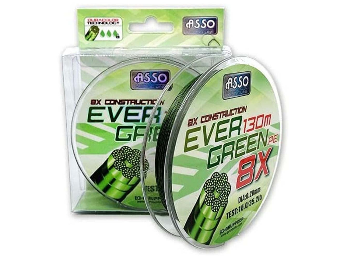 Linha Carpfishing Evergreen 300 M Verde 0.360 Mmasso
