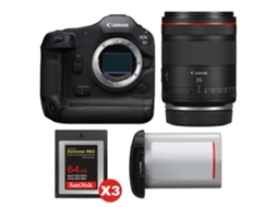 Eos R1 + Rf 35mm F/1.4 L Vcm + 3 Sandisk 64gb Extreme Pro Cfexpress Type B + Canon Lp e19 + Ebook “20 Dicas para Fotos Que Impressionam” CANON