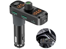 Receptor Bluetooth Yizhood Bc70 7 Cores Led Carregamento Rápido Preto
