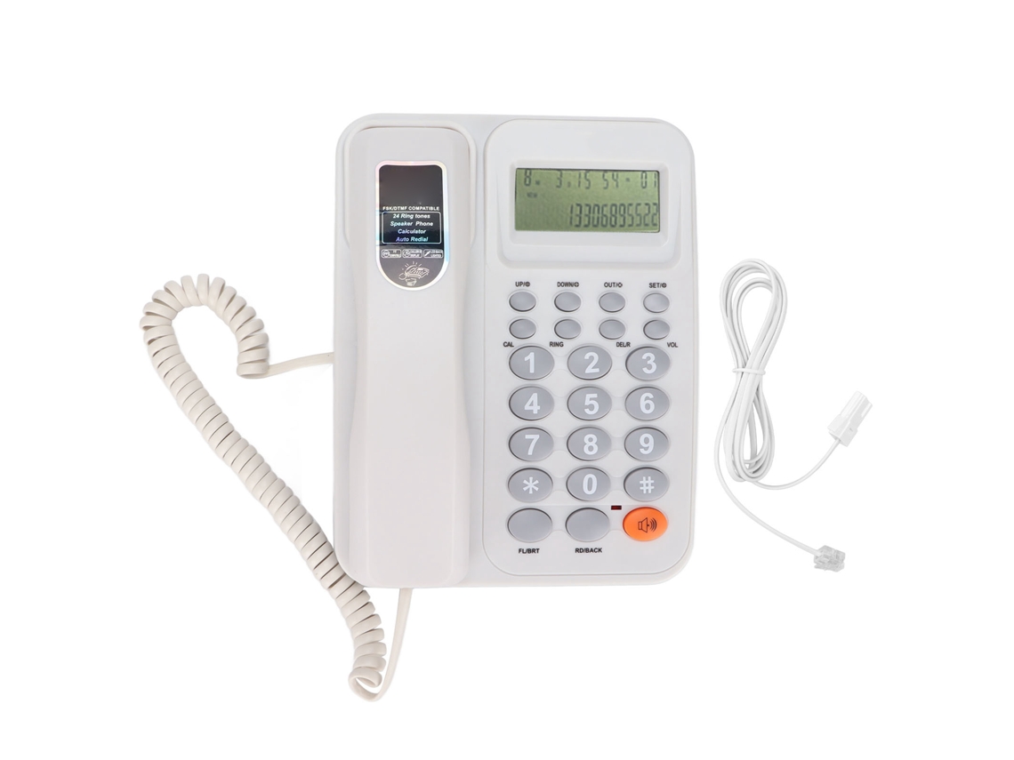 Telefone Fixo LAXISCREED com Id Chamada e Mão Livre