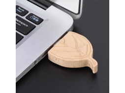 HURRISE Disk Storage Folha de Madeira Flash Drives Storage Usb 2.0 U Disk para Pc Compatível com Usb 1.1 Caixa de Computador