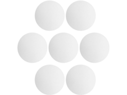 Base Redonda Para Bolo De 25 Cm, Papelão Branco, 7 Peças