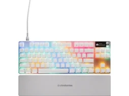 Teclado STEELSERIES Apex Pro TKL Gen 3 (Mecânico - RGB - Inglês - Branco)